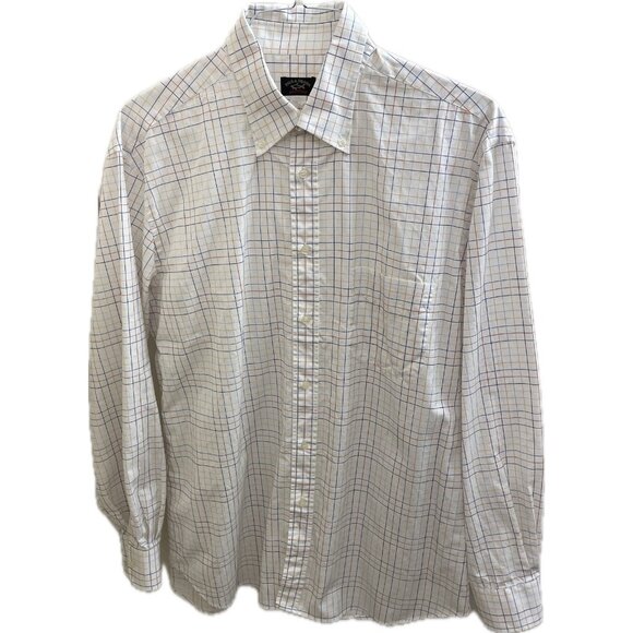 Paul And Shark Yachting Shirt Mens XL Multicolor Plaid LS Italy Read* - Picture 1 of 13